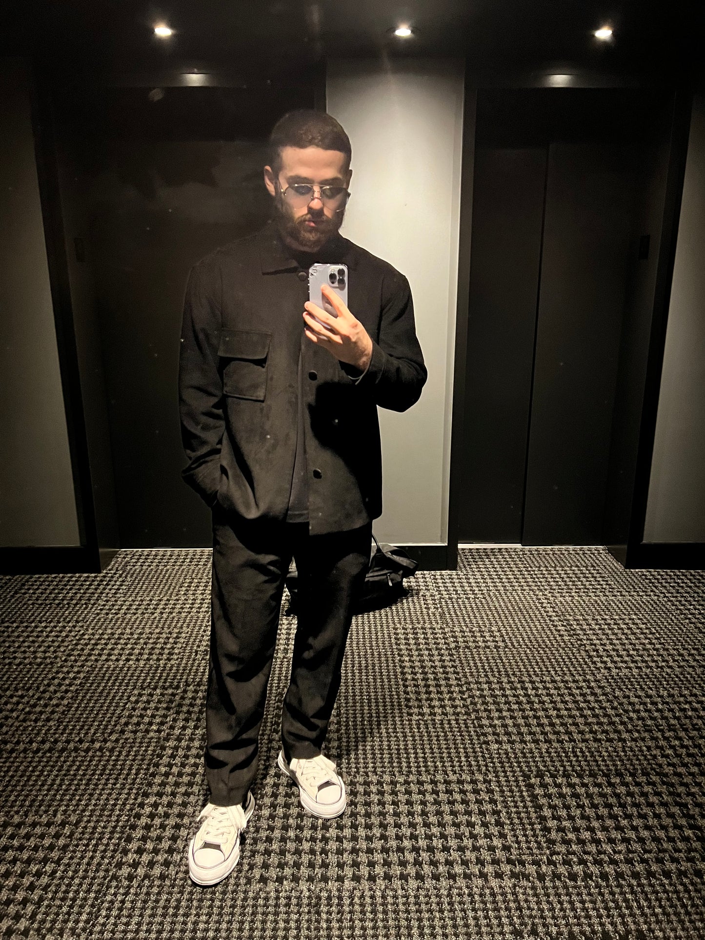 Suede Tux Trouser